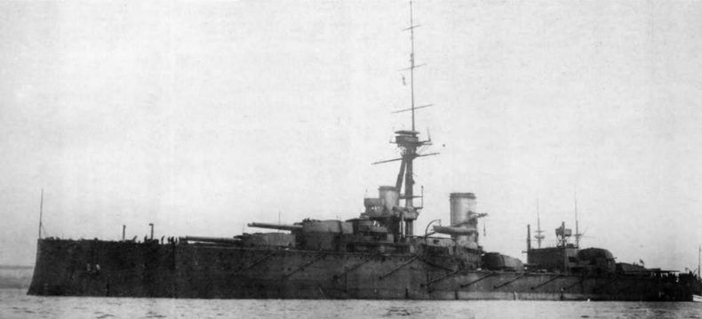 Линейные корабли типа “Орион”. 1908-1930 гг.