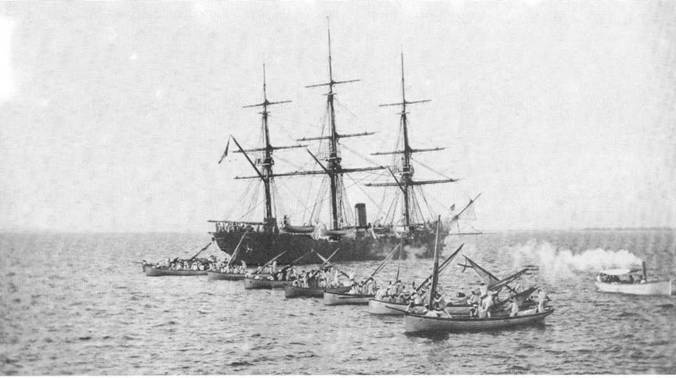 На броненосце «Князь Суворов»