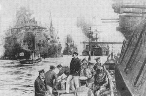 На броненосце «Князь Суворов»