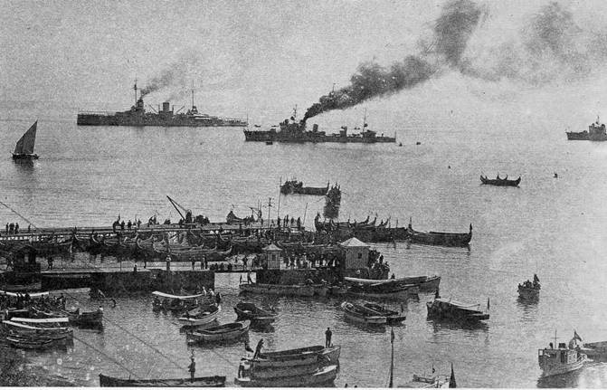 На линейном крейсере Гебен