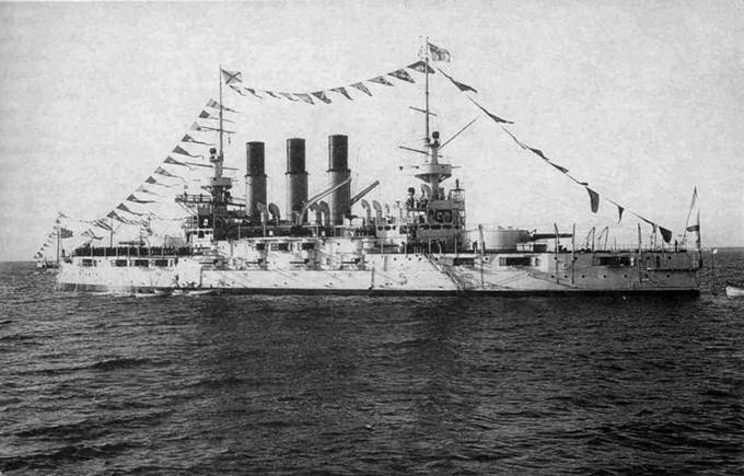 “Цесаревич” Часть I. Эскадренный броненосец. 1899-1906 гг. “Цесаревич” Часть I. Эскадренный броненосец. 1899-1906 гг.