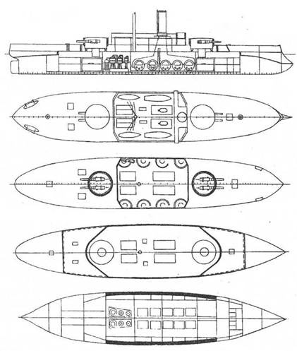 Броненосец “Наварин”. 1888-1905 гг.