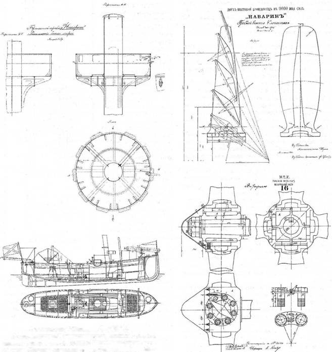 Броненосец “Наварин”. 1888-1905 гг.