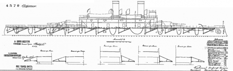 Броненосец “Наварин”. 1888-1905 гг.