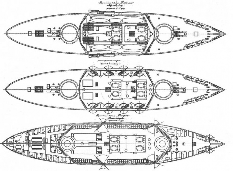 Броненосец “Наварин”. 1888-1905 гг.