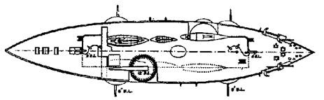 Броненосцы Соединенных Штатов Америки "Мэн", "Техас", "Индиана", "Массачусетс", "Орегон" и "Айова"