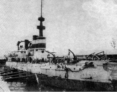 Броненосцы Соединенных Штатов Америки "Мэн", "Техас", "Индиана", "Массачусетс", "Орегон" и "Айова"