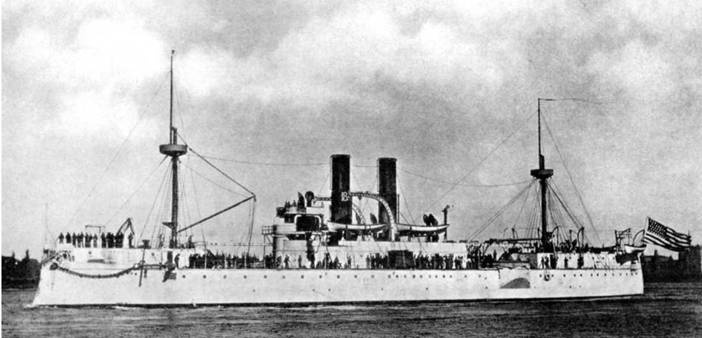 Броненосцы Соединенных Штатов Америки "Мэн", "Техас", "Индиана", "Массачусетс", "Орегон" и "Айова"