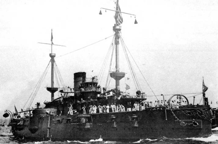 Броненосцы Соединенных Штатов Америки "Мэн", "Техас", "Индиана", "Массачусетс", "Орегон" и "Айова"