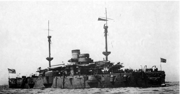 Броненосцы Соединенных Штатов Америки "Мэн", "Техас", "Индиана", "Массачусетс", "Орегон" и "Айова"
