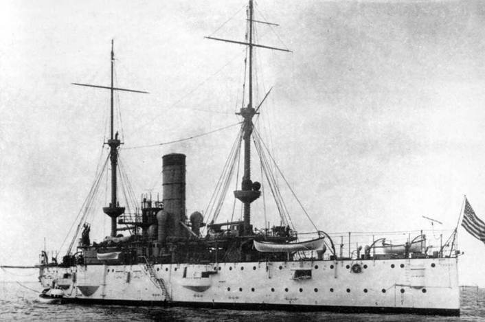 Броненосцы Соединенных Штатов Америки "Мэн", "Техас", "Индиана", "Массачусетс", "Орегон" и "Айова"