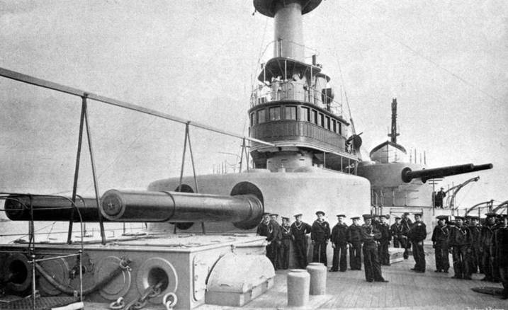 Броненосцы Соединенных Штатов Америки "Мэн", "Техас", "Индиана", "Массачусетс", "Орегон" и "Айова"