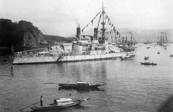 Броненосцы Соединенных Штатов Америки "Мэн", "Техас", "Индиана", "Массачусетс", "Орегон" и "Айова"