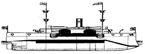 Броненосцы Соединенных Штатов Америки "Мэн", "Техас", "Индиана", "Массачусетс", "Орегон" и "Айова"