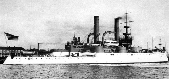 Броненосцы Соединенных Штатов Америки "Мэн", "Техас", "Индиана", "Массачусетс", "Орегон" и "Айова"