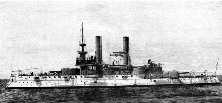 Броненосцы Соединенных Штатов Америки "Мэн", "Техас", "Индиана", "Массачусетс", "Орегон" и "Айова"