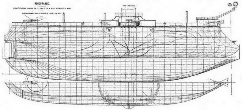 Броненосцы типа “Редутабль" (1871-1921)