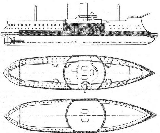 Броненосцы типа “Редутабль" (1871-1921)
