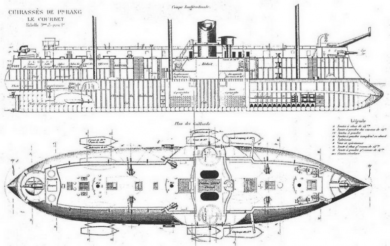 Броненосцы типа “Редутабль" (1871-1921)