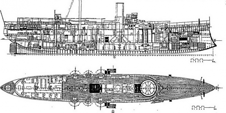 Крейсера типа “Мацусима”. 1888-1926 гг. Крейсера типа “Мацусима”. 1888-1926 гг.