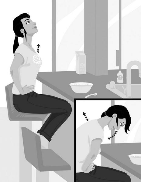 Йога между делом. В пробке, на работе, в самолете